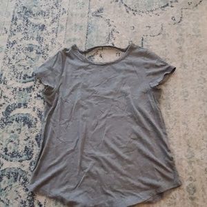 Loft Women's cut out t-shirt